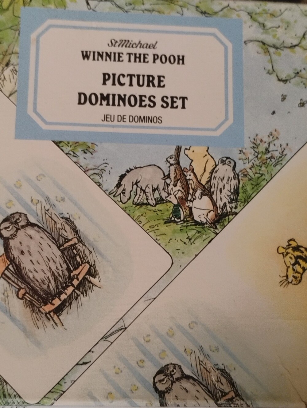 Winnie The Pooh  🍯 VINTAGE DOMINOES  From France  VNPLVC